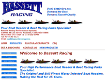Tablet Screenshot of bassettracing.com